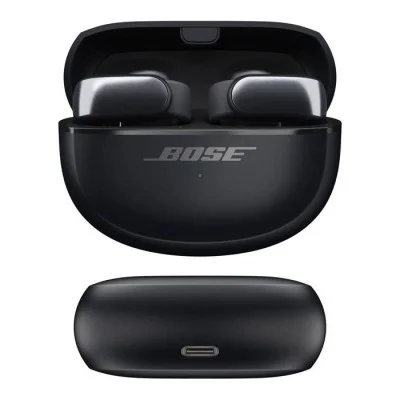 Bose Ultra Open Wireless Earbuds with Open Audio Technology - Black